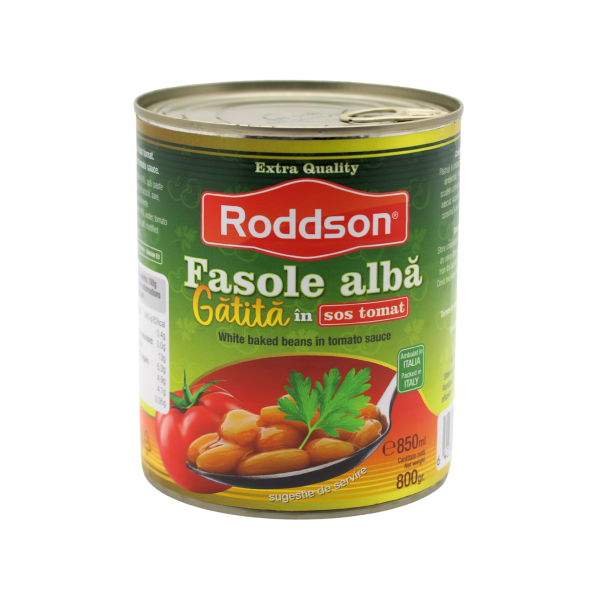 Fasole Alba in Sos Tomat 800G